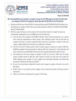 Private laboratories COVID-19 Testing Lab Approval Guidelines