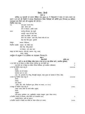 UP Board Class 9 Syllabus Subject-wise 2020-21