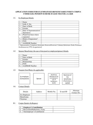 Sail Pension Scheme Withdrawal Form