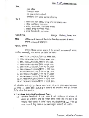 Uttrakhand Unlock 4.0 Guidelines