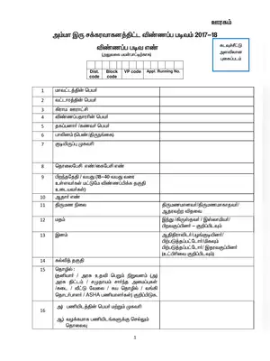 Amma Two Wheeler Scheme Form Rural