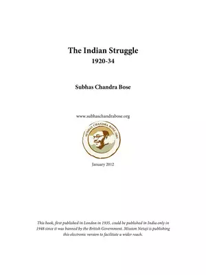 The Indian Struggle Part-1