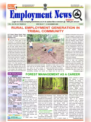 Employment Newspaper Second  Week of November 2020