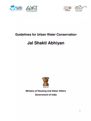 Jal Shakti Abhiyan Guidelines