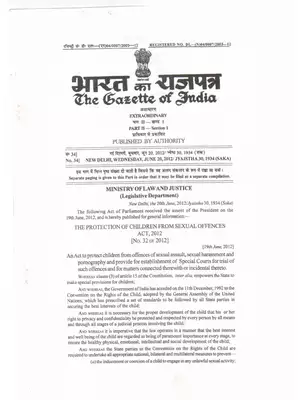 POCSO Act, 2012