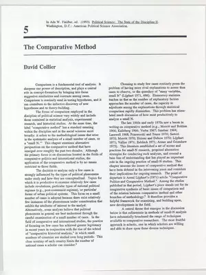 Methods of Comparative Politics