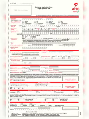 Airtel CAF Form