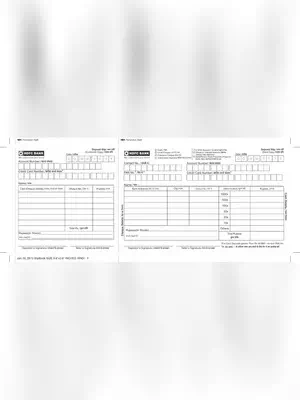 HDFC Bank Deposit Slip