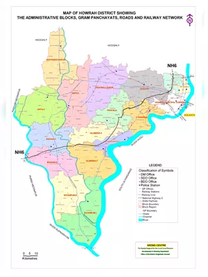 Howrah Map English