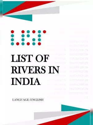 List of Rivers in India State Wise