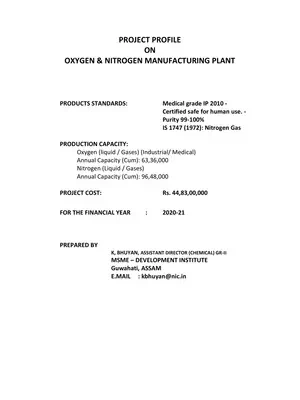 Medical Oxygen Plant Setup Cost in India