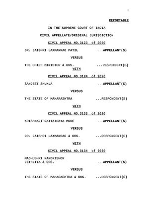 Maratha Reservation Supreme Court Judgment English