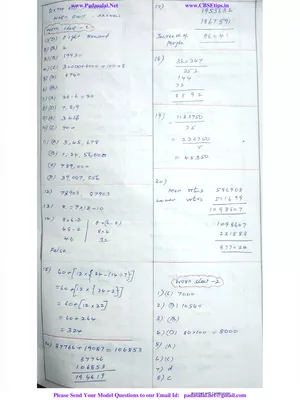 Bridge Course Answer Key