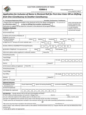 NVSP Form 6