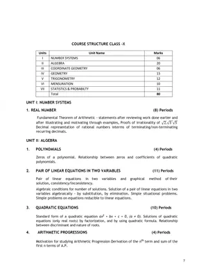 Reduced Syllabus of Class 10 CBSE 2020-21