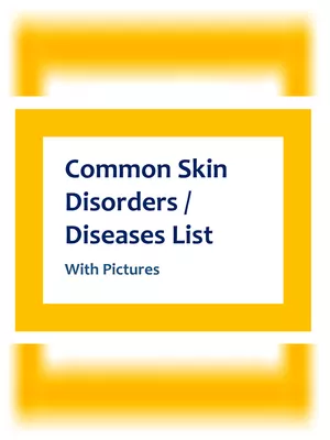 Skin Diseases List with Pictures English