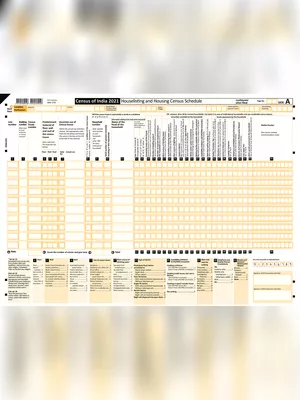 Census of India 2021 Schedule