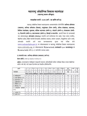 MIDC Recruitment 2019