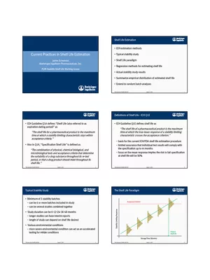 Shelf Life Determination of Pharmaceutical Products English