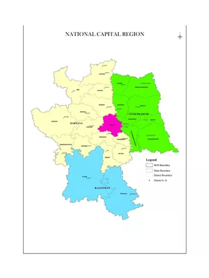 Delhi NCR Map 2025