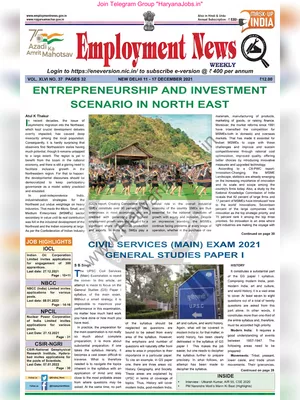 Employment Newspaper Second Week of December 2021