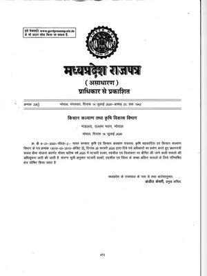 फसल बीमा लिस्ट 2020 MP – MP Fasal Bima 2020 List (PMFBY Kharif)