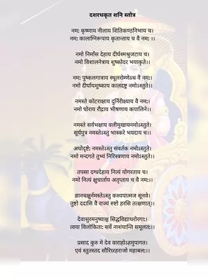 शनि स्तुति – Shani Stuti