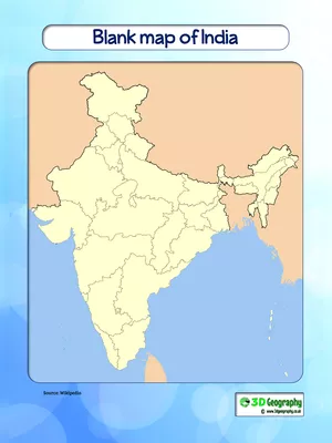 India Blank Map