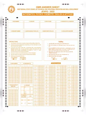 JEXPO OMR Sheet