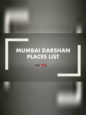 Mumbai Darshan Places List