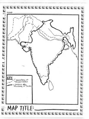 Ancient India Map