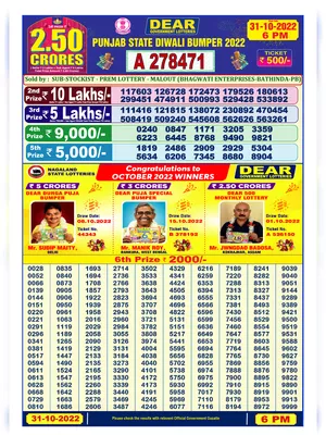 Baisakhi Bumper 2022 Result