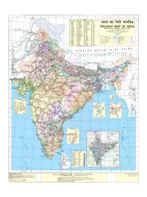 Indian Railway Map