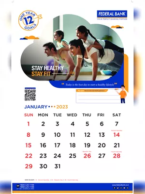 Federal Bank Calendar 2023