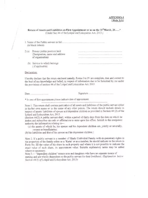 Property Return Form 2025