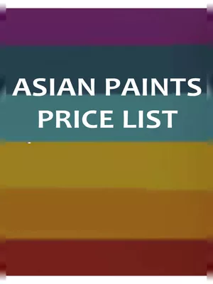 Asain Paints Price List 2024