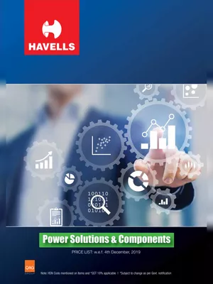Havells Power Solutions and Components Price List 2024