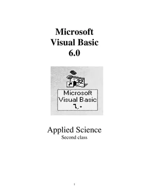 Visual Basic 6.0 Tutorial