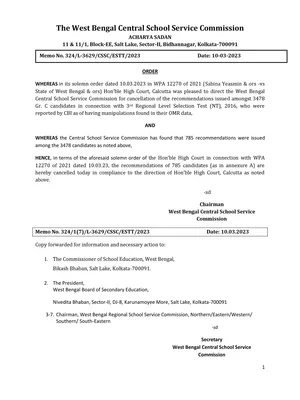 WBSSC Group C Cancelled List