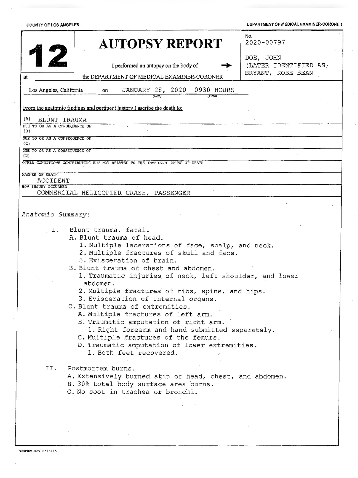 Gigi Autopsy Report PDF InstaPDF