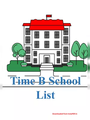 Time B School List