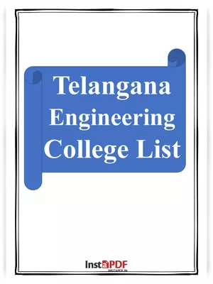 Telangana Engineering College List