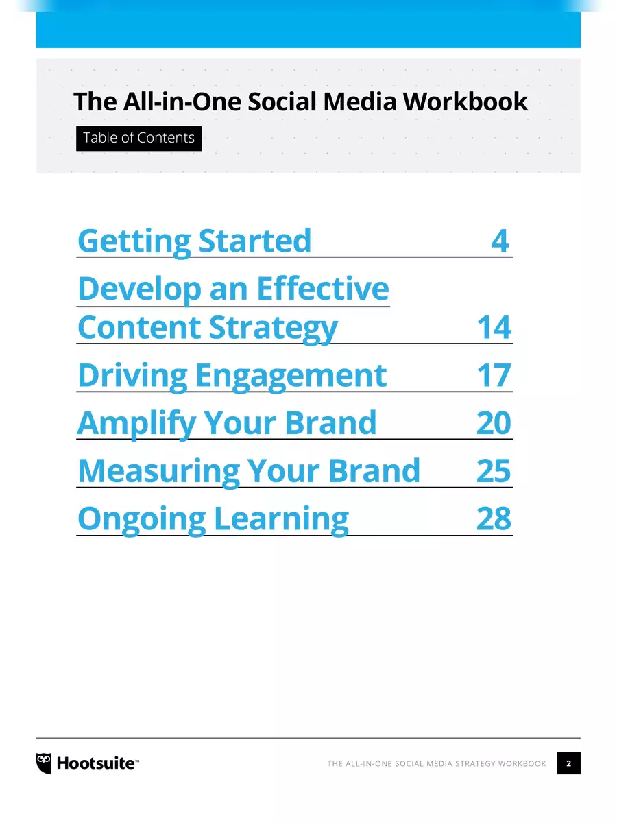 2nd Page of Social Media Marketing Guide PDF