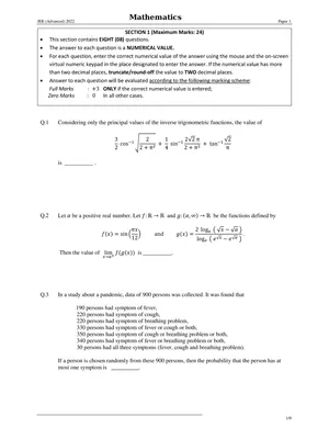 JEE Advanced 2023 Question Paper – InstaPDF