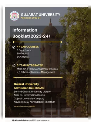 Gujarat University Admission Prospectus 2023-24