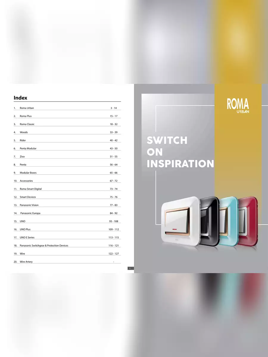 2nd Page of Anchor Penta Switches Price List 2024 PDF