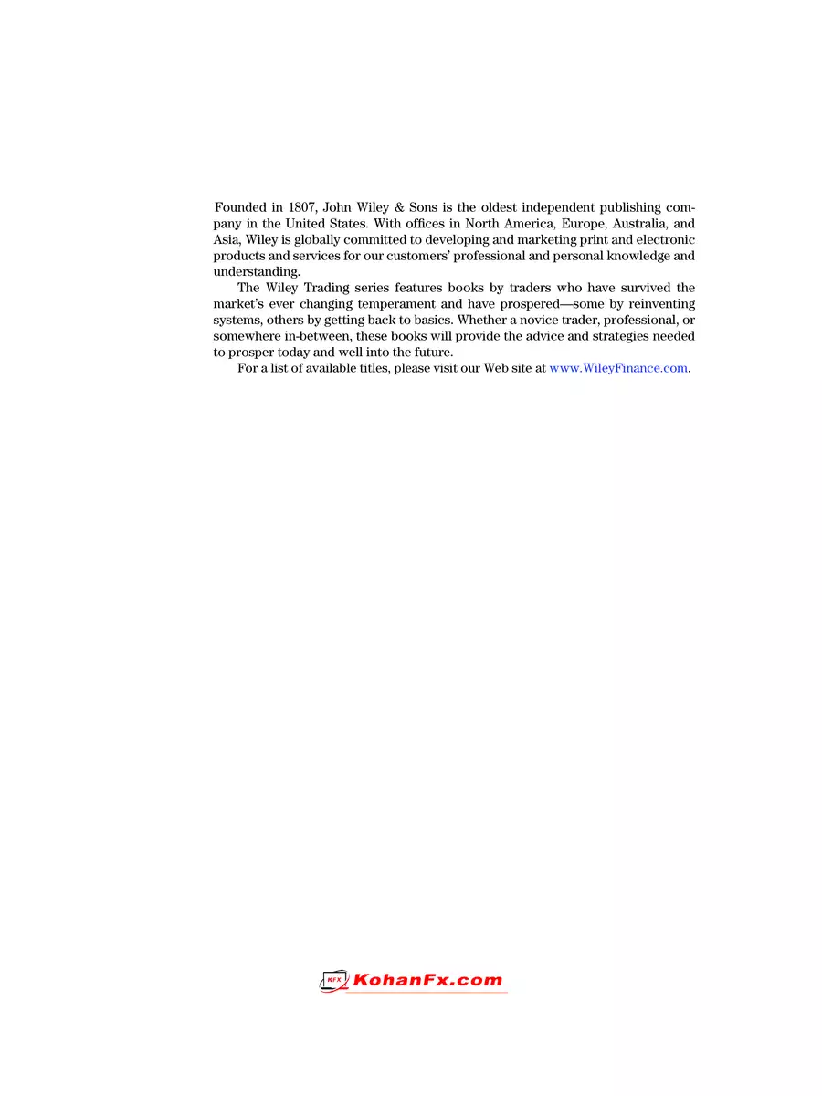 2nd Page of Price Action Trading Book PDF
