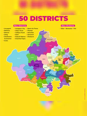 Rajasthan New Map