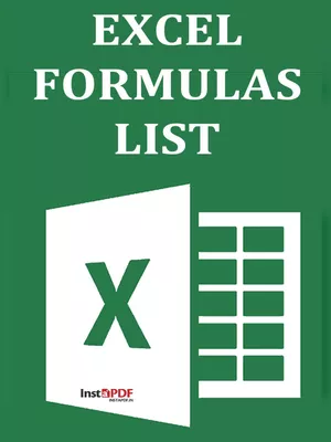 Excel Formulas List
