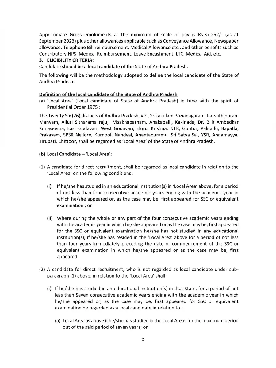 2nd Page of APCOB Notification 2023 PDF